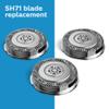 Philips Norelco Genuine SH71/52 Shaving Heads Compatible with Norelco Shaver Series 5000 Angular and 7000, Latest Version for Refreshed RQ12/70, RQ12/60, SH60/70, and SH70/70 view 2