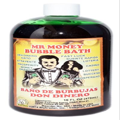 1 Bottle MR. Money-Don Dinero Bubble Bath 16OZ Bottle -BANO DE BURBUJAS