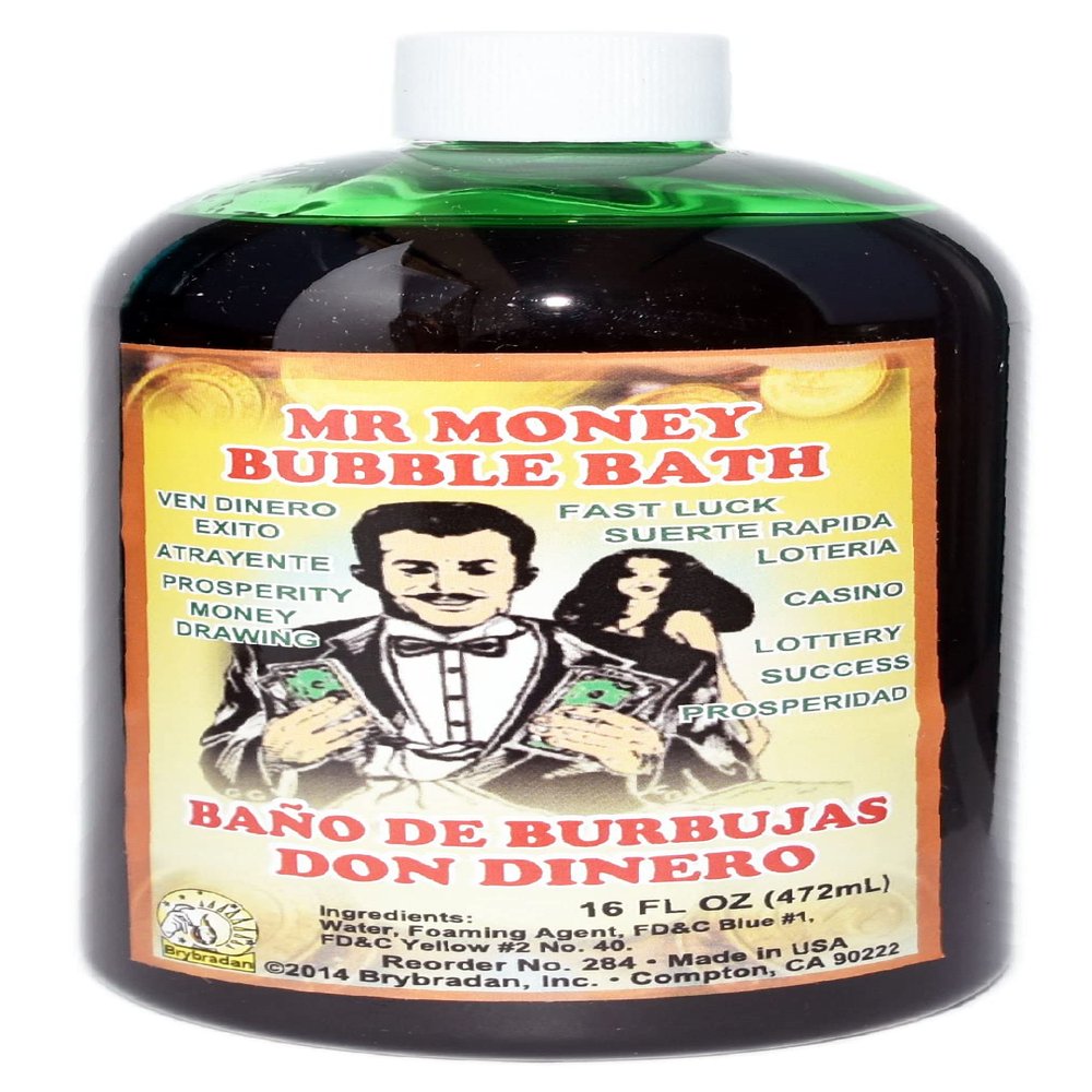 1 Bottle MR. Money-Don Dinero Bubble Bath 16OZ Bottle -BANO DE BURBUJAS