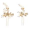Beaupretty 1set Vintage Chinese Hairpin Elegant Traditional Style Hair Chopsticks for Weddings Parties and Special Occasions Premium Detailing view 2