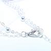TseanYi Boho Layered Necklace Silver Crescent Moon Pendant Double Horn Necklaces Bead Choker Clavicle Chain Jewelry for Women(Silver) view 3