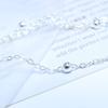 TseanYi Boho Layered Necklace Silver Crescent Moon Pendant Double Horn Necklaces Bead Choker Clavicle Chain Jewelry for Women(Silver) view 4