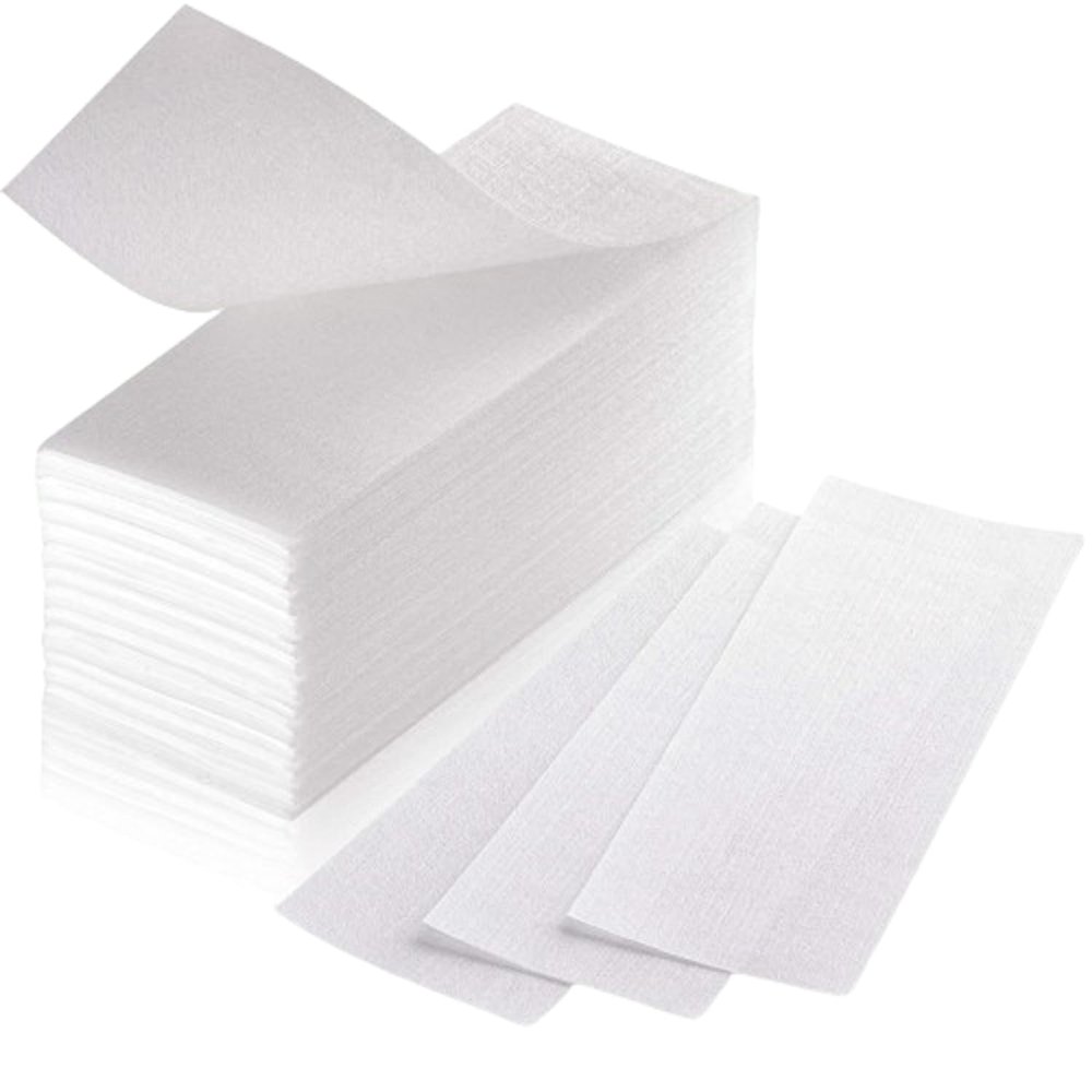 150 Wax Strips for Hair Removal  Extra-Large Non-Woven Strips for Legs, Arms, Back & Body  Works with All Soft Waxes  Salon & Home Use