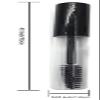 BesYouSel10ml Empty Mascara Tube with Black Cap, Clear Refillable Cosmetic Containers and Wand, DIY Mascara Container,Eyelash Tubes Vials Bottle for Eyelash and Eyebrow Serum 10Pcs view 3