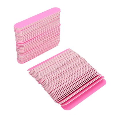 100 Pack Nail Files, Professional Double Sided Nail Buffer, Sanding Buffing Polishing Strip Manicure Tool, Manicure Pedicure Tool and Nail Buffering Files()