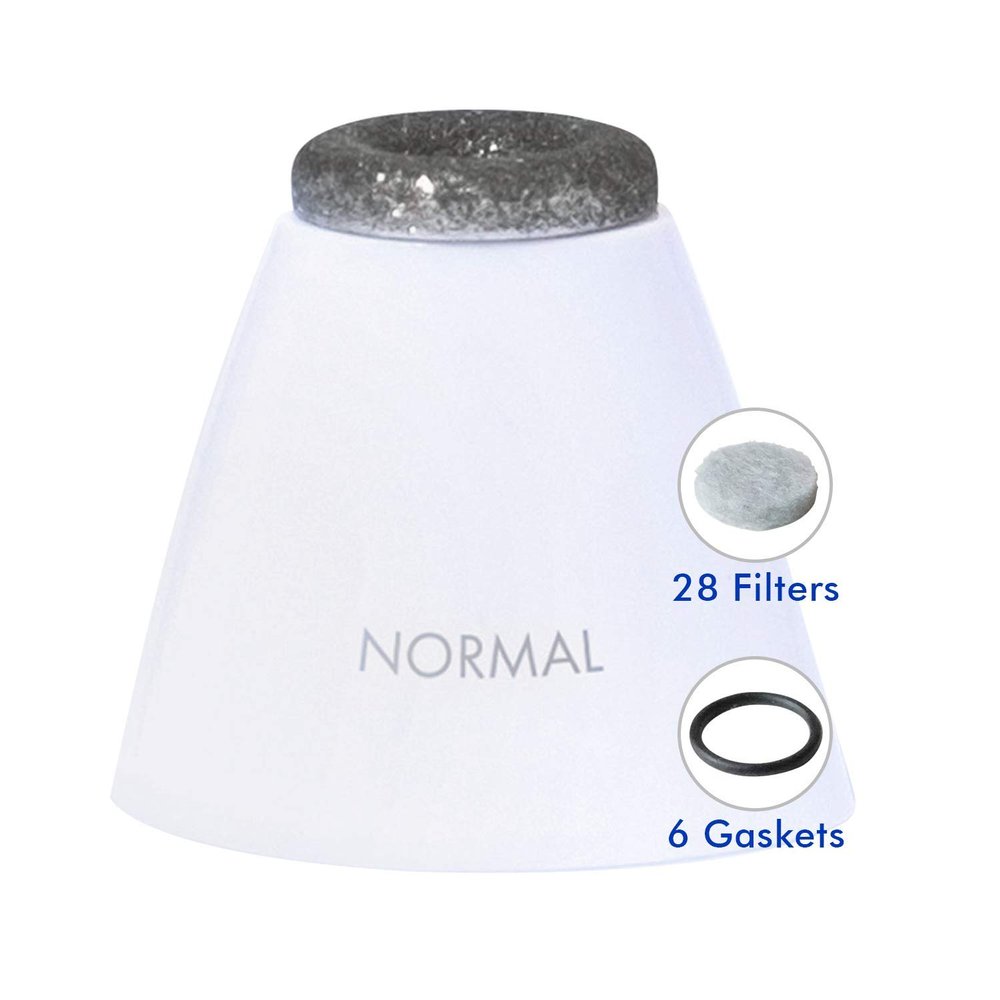 Vanity Planet Exfora Replacement Filters - Replace your Microdermabrasion Head - Replacement Kit Contains a Standard Diamond-Encrusted Head, 28 Removable Filters, 6 Gaskets for Optimal Skin Results