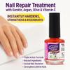 Nail Healing Treatment 0.61 oz - Triple Action Nail Hardener for Damaged Nails - Strengthens, Repairs, Regenerates - Keratin, Argan Oil, Vitamin E & Calcium - Nail Strengthener & Nail Growth Solution view 2