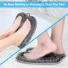 BESKAR XL Large Foot Scrubber Mat for Use in Shower - Shower Foot Cleaner to Eliminate Calluses Dead Skin, Foot Massager Mat for Men & Women to Soothe Achy Feet, Non Slip Suction Cups view 2