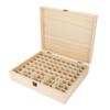 Uxsiya Essential Oil Wooden Storage Box Oil Case Organizer Container Aromatherapy for Carrying and Home Storage Display Holds 74 Bottles view 1