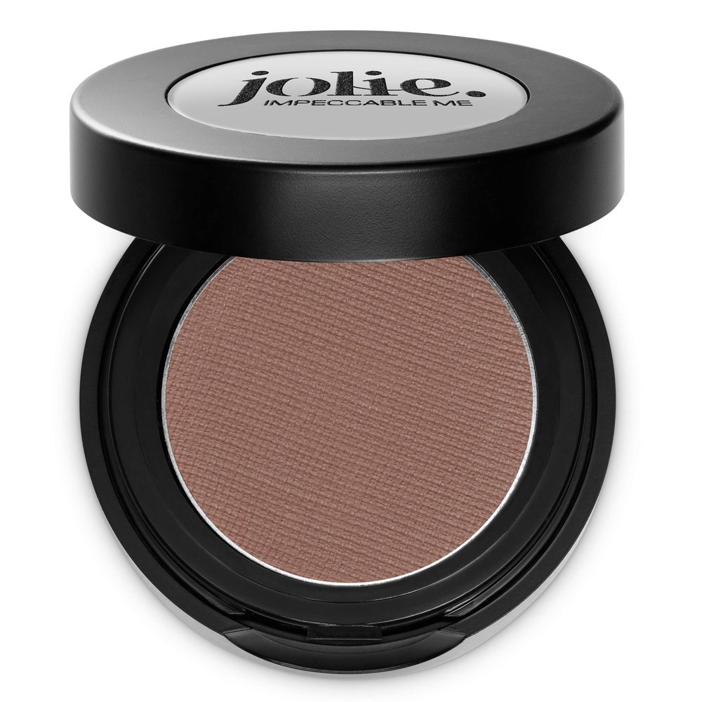 Jolie Cosmetics Pressed Powder (Matte) Eyeshadows - Cruelty Free, Vegan, Single Pan Eyeshadow 1.48g (SABLE)