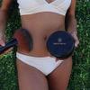 Infinity Sun Dolce Dust Powder with Applicator Brush | Remove Stickiness & Finishing Sunless Tan | Skin Hydrated & Smooth Sunless Skin | (Coconut Cream) - 90g (Matte) view 4