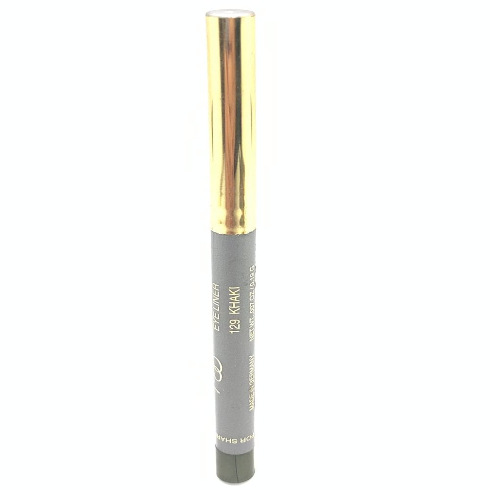 APM Eyeliner Pencil Retractable Waterproof Soft and Silky application with Sharpener and Transfer Resistant Available in 12 Arpeggio Colors (Khaki)