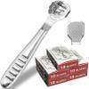 52 Pcs Callus Shaver Set,1 Stainless Steel Foot Razor with 50 Replacement Slices Blades and 1 Foot File Head Foot Care Tools,Foot Shaver Callus Remover,Hard Dry Skin Remover for Hand Feet view 1