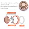 Dealswin Facial Hair Remover Replacement HeadsCompatible with Gen 1 Finishing Touch Flawless Facial Hair Removal Tool Women, As Seen On TV 18K Gold-Plated Rose Gold 4 Count, Generation 1 Single Halo view 3