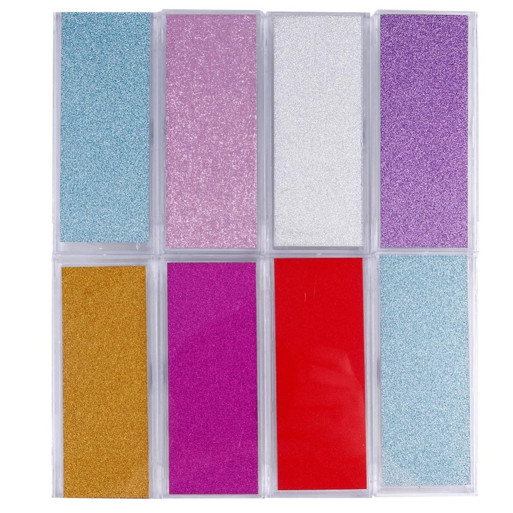 Beaupretty 8pcs Empty Eyelash Storage Box Makeup Organizer for False Eyelash Accessories Drawer Style Design Sequin Base Safe and Convenient Storage