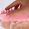 Hemoton Bath Massage Brush for Baby 2 Pack Silicone Brush Bristles Suitable for Bath Shower Home Accessories Present Set view 2