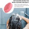Hemoton Bath Massage Brush for Baby 2 Pack Silicone Brush Bristles Suitable for Bath Shower Home Accessories Present Set view 3