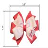 Toddler Monogram Hair Bow (20 Colors) view 3