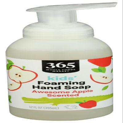 365 by Whole Foods Market, Kids' Foaming Hand Soap, Awesome Apple, 12 Fl Oz