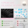 Aquior Shower Cap,Terry Lined Shower Cap for Women Reusable, Triple Layer Waterproof Bath Cap, Extra Large for Women Long Hair(Black) view 4