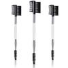 3 Pcs Eyebrow Brush Eyelash comb separator 3 Head Eyelash Shaper and Eyebrow Brush Dual Comb Double Head Makeup Grooming Tool for Women Cosmetic Separating Shaping Brow(White) view 1