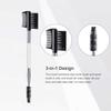 3 Pcs Eyebrow Brush Eyelash comb separator 3 Head Eyelash Shaper and Eyebrow Brush Dual Comb Double Head Makeup Grooming Tool for Women Cosmetic Separating Shaping Brow(White) view 3
