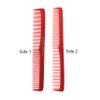 Allegro Combs #400 Barber Combs  12 Pack Professional Hair Cutting and All-Purpose Combs for Barbers and Stylists  Made in USA (Red) view 3