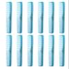 Allegro Combs #400 Barber Cutting Combs  All-Purpose Hair Comb Set, 12 Pk (Baby Blue) view 1
