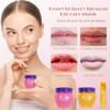 2PCS Lip Mask Overnight, Honey&Sakura Day and Night Repair Sleeping Lip Balm, Fade Lip Lines Bee Balm, Hydrating &Prevention Dry and Crack Lip Scrubs Exfoliator view 3