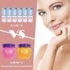 2PCS Lip Mask Overnight, Honey&Sakura Day and Night Repair Sleeping Lip Balm, Fade Lip Lines Bee Balm, Hydrating &Prevention Dry and Crack Lip Scrubs Exfoliator view 4