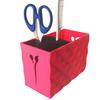 Salon Shears Rack for Hair Stylist Scissors Container for Pet Grooming Hair Cutting Organizer Storage Box Salon Shear Holder Combs Clips Brushes Hairdressing Combs Organizer (Hot Pink) view 1