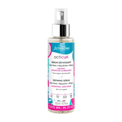 Activilong Acticurl Defining Serum  Define, Enhance, and Nourish Your Curls with Lasting Shine!  Infused with Dragon Fruit and Aloe Vera  Non-Greasy Formula  300 ml.