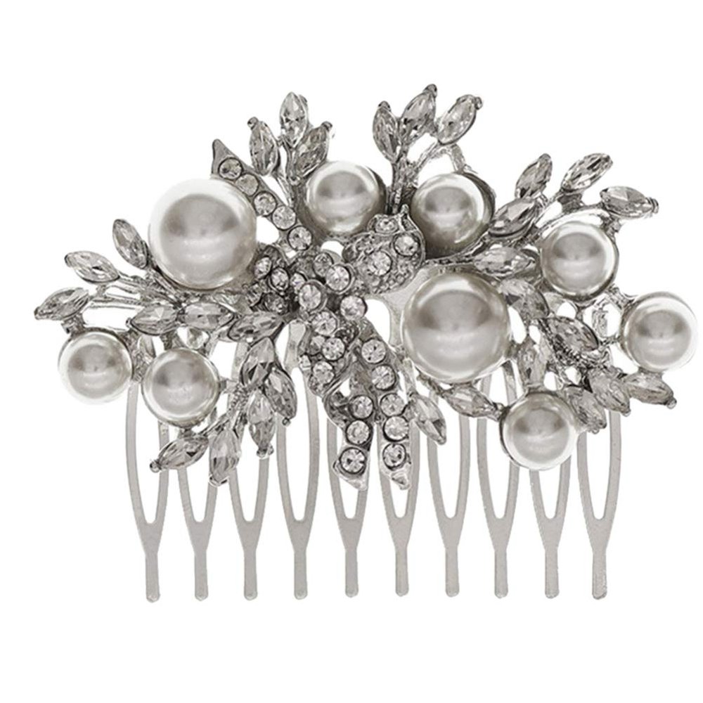 Beaupretty 1pc Retro Hair Comb Rhinestones for Women Elegant Wedding Hairpin Decor for Bridal and Special Occasions Lightweight and Comfortable Hair Accessory