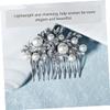 Beaupretty 1pc Retro Hair Comb Rhinestones for Women Elegant Wedding Hairpin Decor for Bridal and Special Occasions Lightweight and Comfortable Hair Accessory view 3