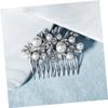 Beaupretty 1pc Retro Hair Comb Rhinestones for Women Elegant Wedding Hairpin Decor for Bridal and Special Occasions Lightweight and Comfortable Hair Accessory view 4