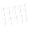 Beaupretty 500pcs Shaped French Style Nail Tips Transparent Natural Artificial Nails for Women Easy Diy Designs for Home Salon Use for Manicures view 2