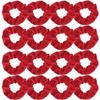 Semato 16 Pack Christmas Red Velvet Scrunchies for Hair Scrunchy Hair Ties Ropes for Women or Girls Hair Accessories view 1