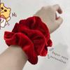 Semato 16 Pack Christmas Red Velvet Scrunchies for Hair Scrunchy Hair Ties Ropes for Women or Girls Hair Accessories view 2