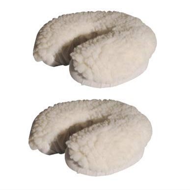 Backbayia 2 Pieces Massage Table Face Cradle Cover Washable Face Pillow Covers for SPA Salon