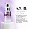 Azure Cosmetics Collagen & Vitamin C Anti Aging Eye Serum - Toning, De-Puffing Serum - Reduces Wrinkles, Fine Lines & Dark Circles - Minimizes Fatigue - Skin Care Made in Korea - 30mL / 1 fl.oz. view 3