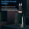 FERYES Precision Toenail Clippers for Thick or Ingrown Toenails - Secure and Stylish Design Thick Nail Clipper - W/Leather Case view 2