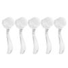 5Pcs Soft Nail Dust Cleaning Brush with Fine Handle Grip, Portable Nail Art Fingernail Scrub Cleaning Brushes, Manicure DIY Nail Tool(White) view 1