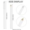 Maitys 10 Pieces White Nail Pencil 2-in-1 Whitening French Manicure Pencil Under Nail with Cuticle Pusher for Manicure Supplies Art DIY Tool view 2