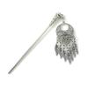 4 PCS Chinese National Style Hair Stick Antique Metal Hair Chopsticks Elegant Bobby Pin Tassel Hair Pin Chignon Pin Chopsticks Long Hair Styling view 2