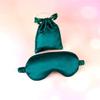 100% Pure Silk Double-Side Shading Eyeshade Sleeping Eye Mask Cover Eyepatch Blindfolds Eyeshade Health Sleep Shield Light DUO ER (Color : Green) view 1