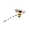 10 PCS Metal Cute Honeybee Hairpins Rhinestone Bee Hair Clips Hair Side Clip Barrette Bobby Pin Hair Accessories view 2