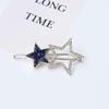 2 PCS Rhinestone Hair Clips Bobby Pins Hair Barrette Clip Geometric Star Shape Side Clamp Hair Pin Headwear Hair Accessories view 2