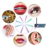500 PCS Disposable Micro Applicator Brush, Gelme Nutri Micro swabs,Head Bendable Ultrafine Eyelash Extension Brushes for Makeup and Personal Care (Dark blue 2.5mm) view 4