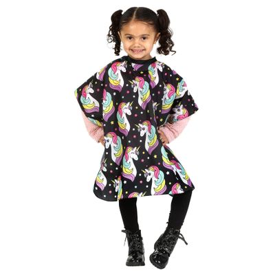 Plum Hill Kids Unicorn Hair Cutting Cape - Toddler Stylist Capes, Size XS-Small, Girls