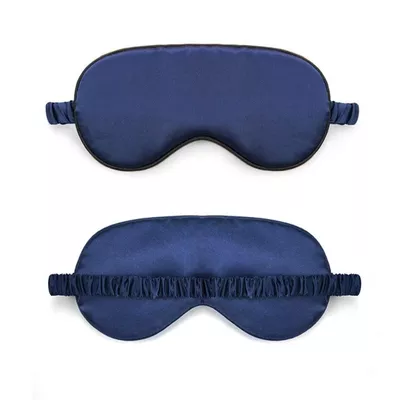 100% Pure Silk Double-Side Shading Eyeshade Sleeping Eye Mask Cover Eyepatch Blindfolds Eyeshade Health Sleep Shield Light DUO ER (Color : 7 Without Bag)